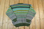 Vintage 1990s Umberto Knit Crewneck Sweater Made In Italy