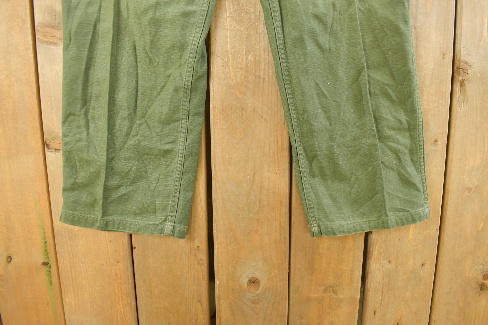 Vintage 1970s Military OG-107 Sateen Fatigue Pants Men's 28 x 29