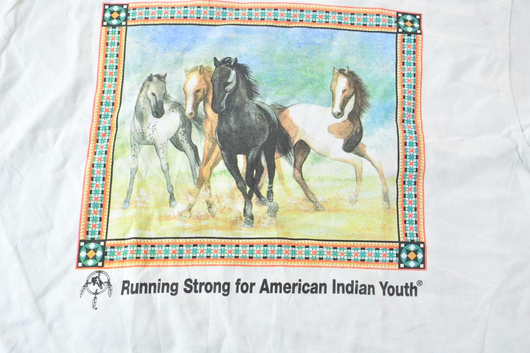 Vintage 1990s Single Stitch Graphic Horse T-Shirt