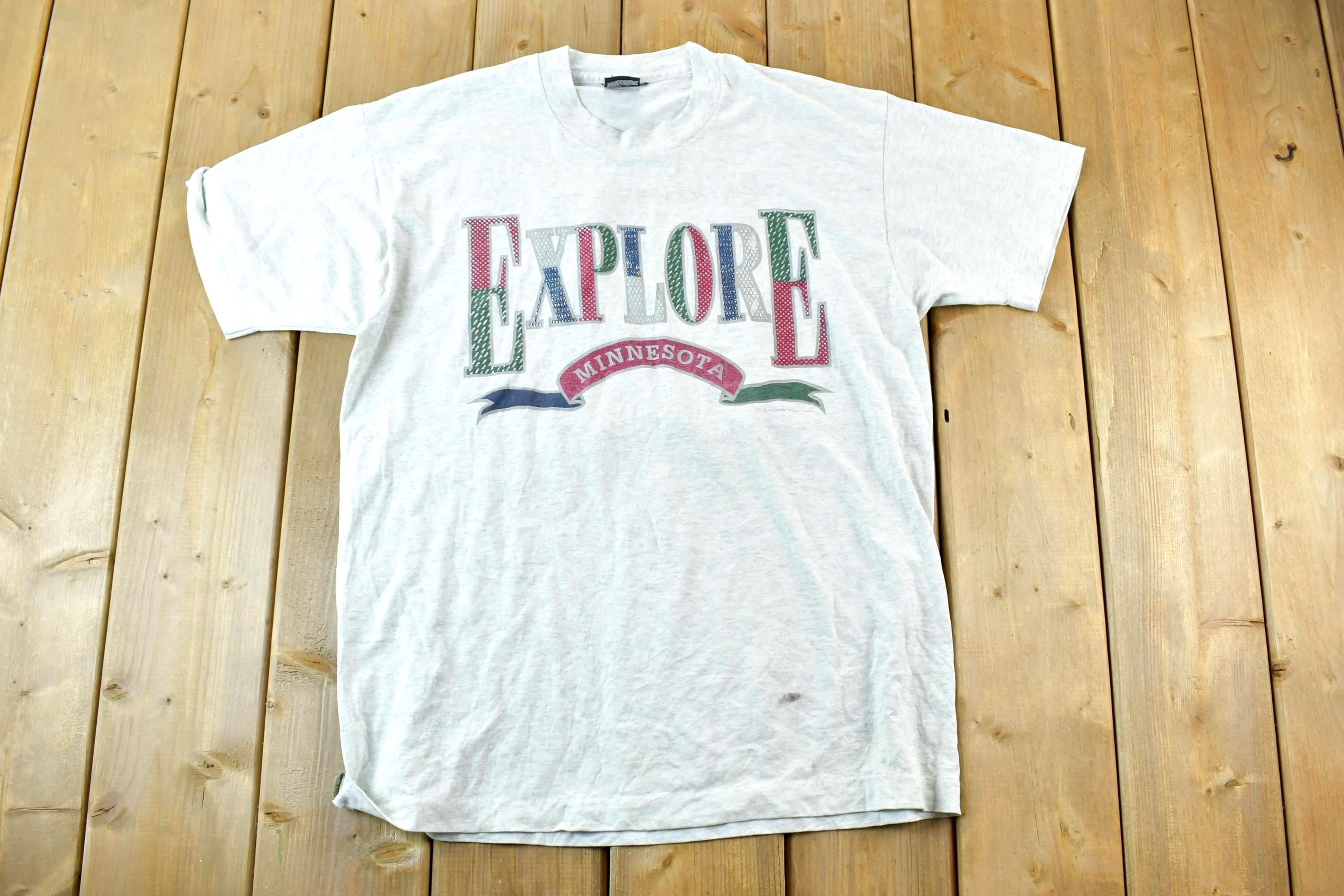 Vintage 1990s Explore Minnesota Single Stitch T-Shirt