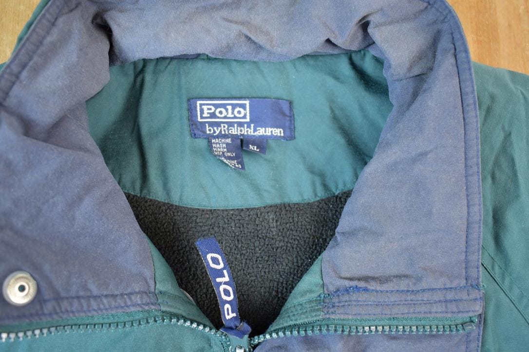 Vintage 1990s Polo Ralph Lauren Light Olive Jacket