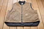 Vintage 1990s Carhartt Full Zip Insulated Vest