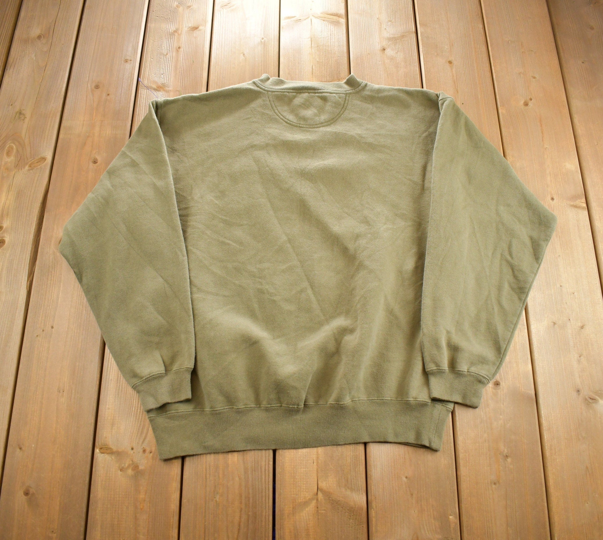 Vintage 1990s American Sportsman Lost Terrain Crewneck Sweatshirt Made In USA