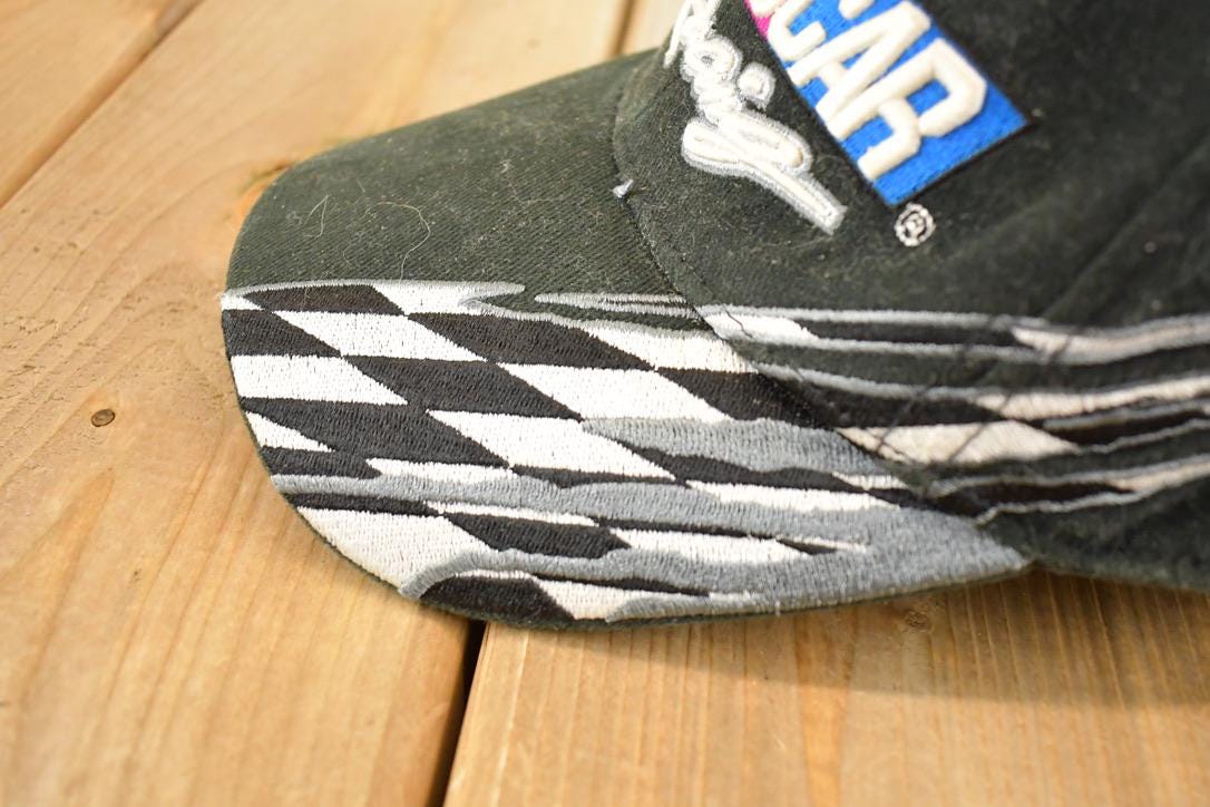 Vintage 1990s Napa Racing Snapback Hat / 90's Embroidered Drag Racing Nascar Autographs Cap