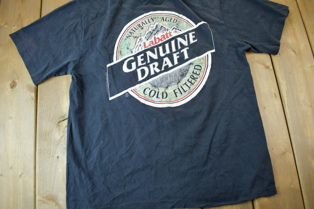 Vintage 1990s Labatt Genuine Draft Graphic T-Shirt