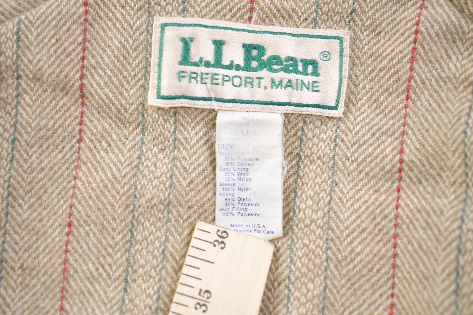 Vintage 1980s LL Bean Blanket Lined Chore Jacket