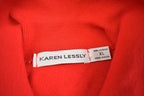 Vintage 2000s Karen Lessly Zip Up Collared Shirt Made In USA