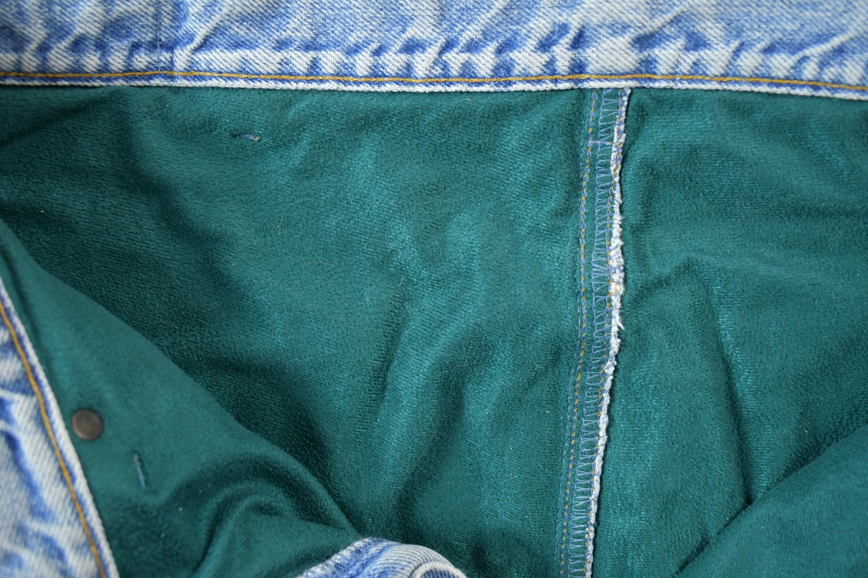 Vintage 1990s LL Bean Lined Denim Jeans Size 31 x 28