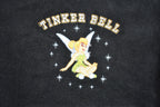 Vintage 1990s Disney Tinker Bell Fleece Hooded Sweatshirt