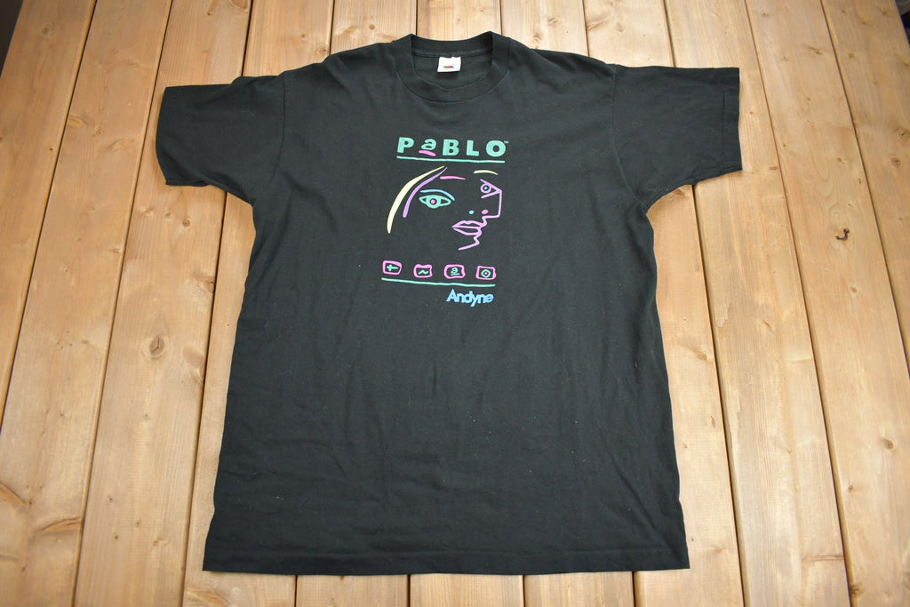 Vintage 1990s Pablo Picasso Andye Art Graphic T Shirt