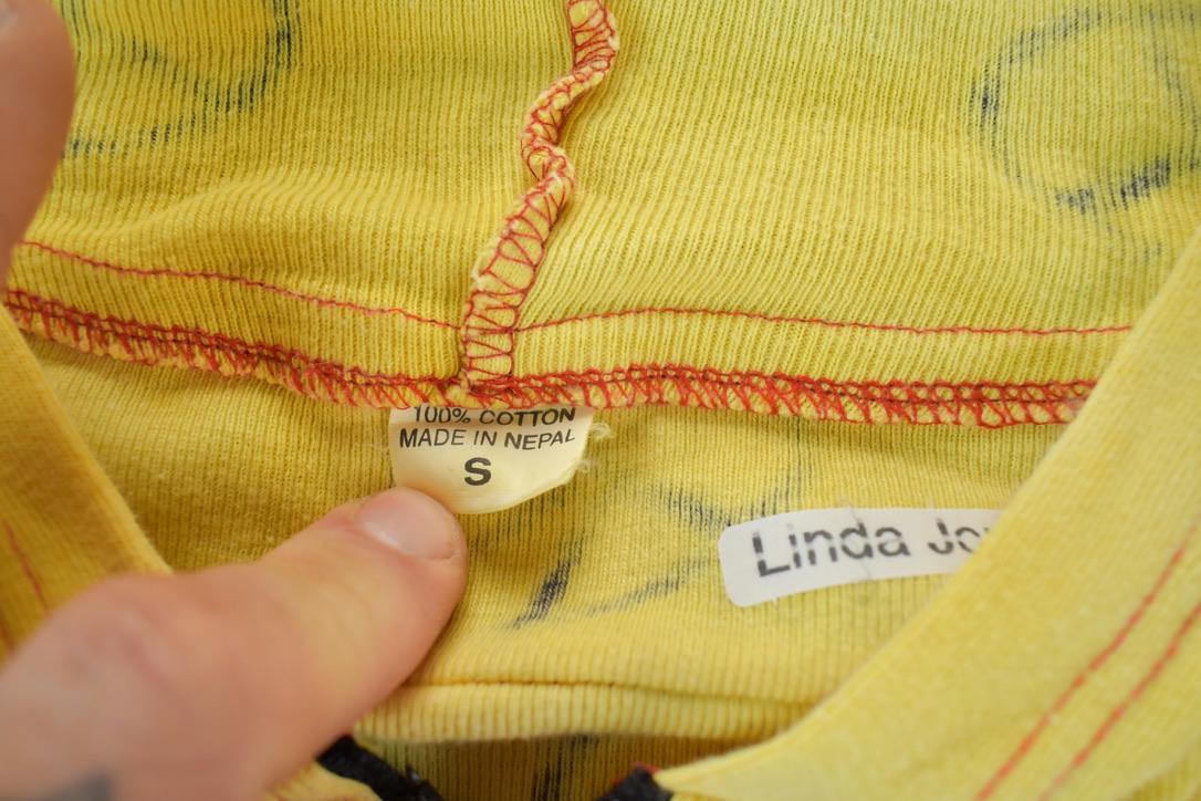 Vintage 1960s Peace Sign Hoodie Made In Nepal
