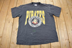Vintage 1990 Pittsburgh Pirates Single Stitch Graphic T-Shirt