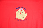 Vintage 1990s Grandma Of The Very Best Grandkids Embroidered Crewneck Sweatshirt