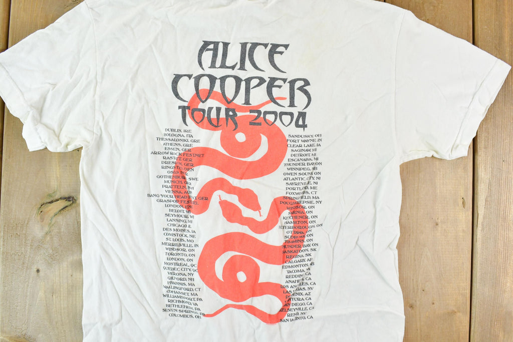 Vintage 2004 Alice Cooper Tour Promo Band T-Shirt Men's M /