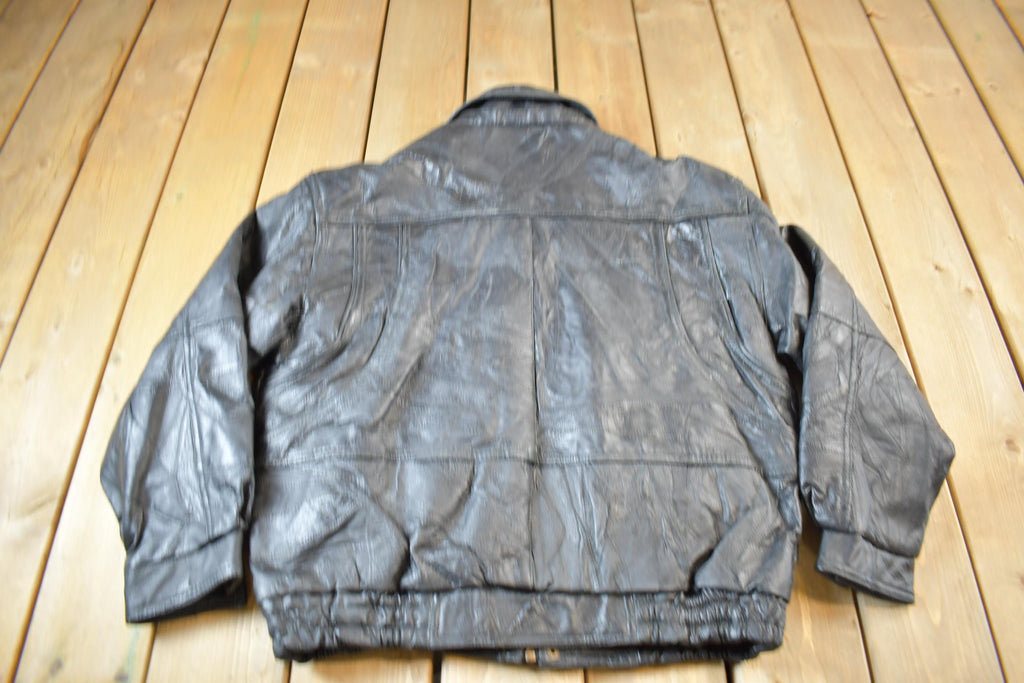 Vintage 2000 Giovanni Navarre Leather Biker With Lining Size XL NWT
