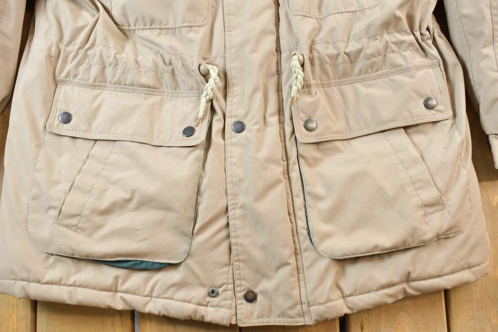 Vintage 1990s Fieldmaster Beige Winter Jacket