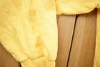 Vintage 1990s Boxy Yellow Tosani Golf Blank Crewneck Sweatshirt Size Small