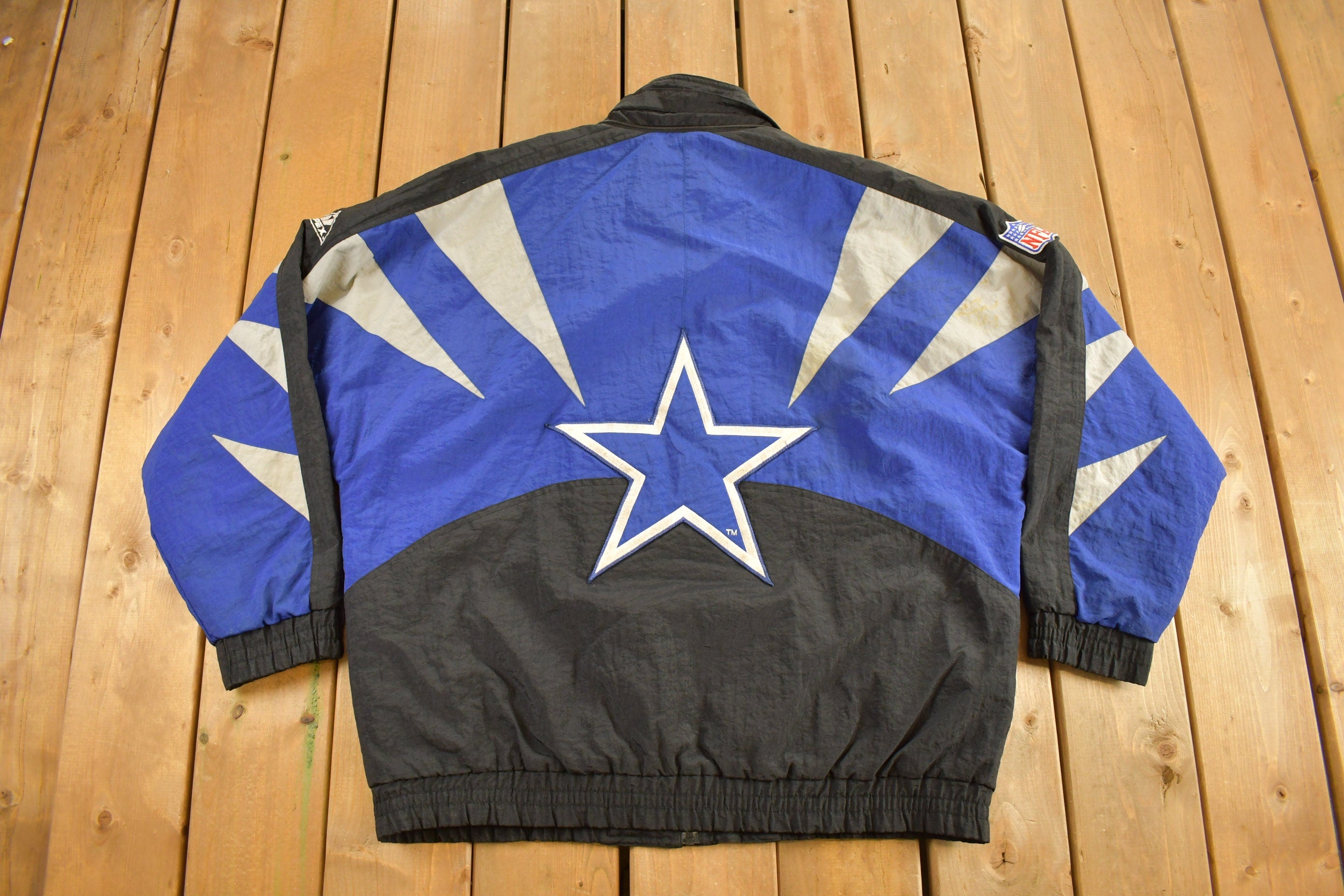 Vintage 1990s Pro Line Cowboys Windbreaker Jacket