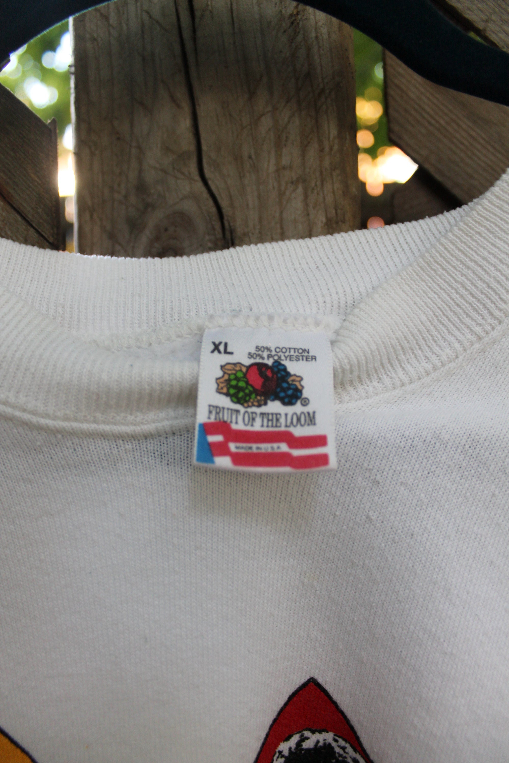 Vintage 1980s Pop Culture Theme Raglan Crewneck
