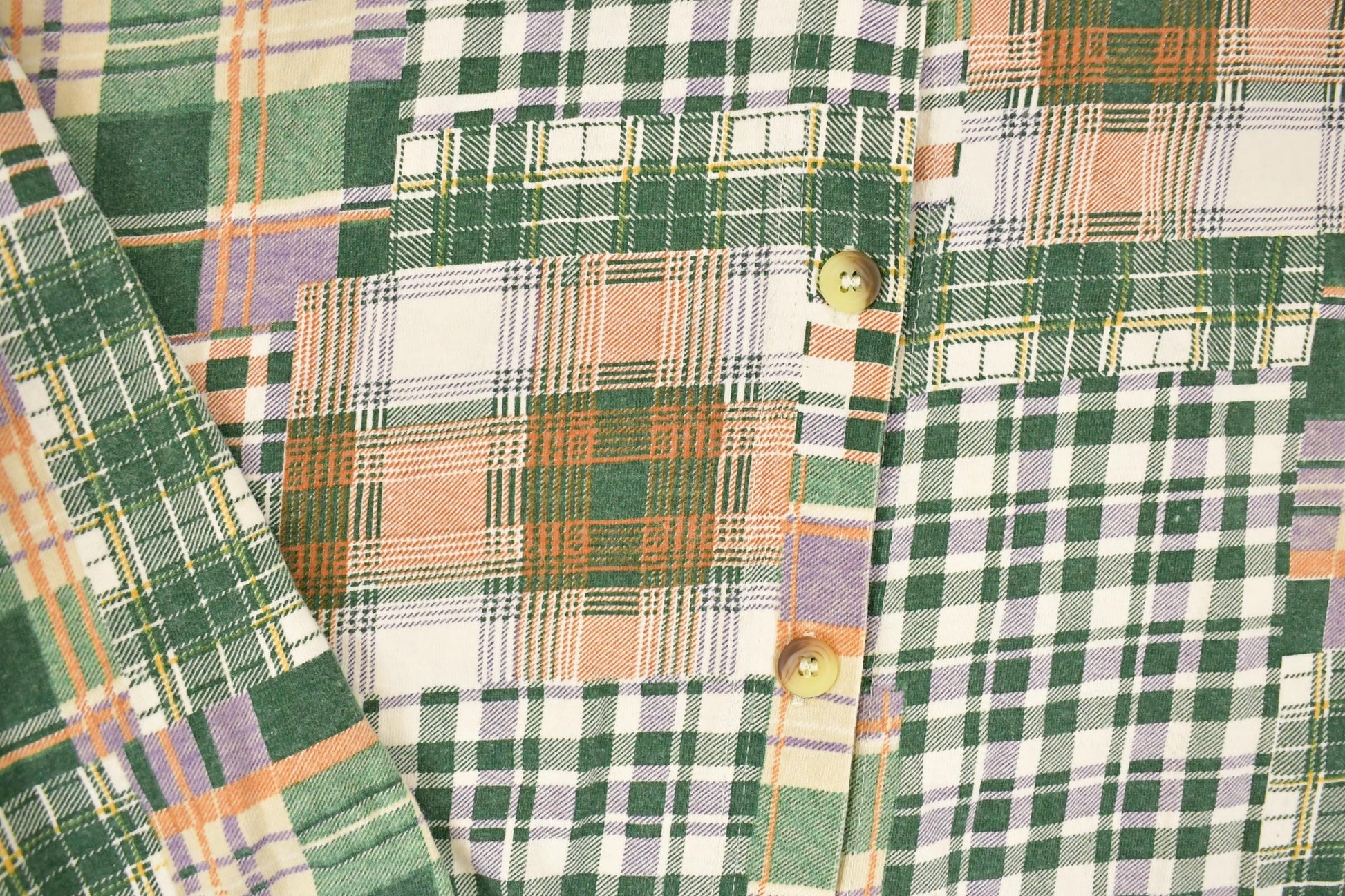 Vintage 1990s Croquet Club Hooded Plaid Button Up Long Sleeve Shirt Mens L / Made In USA / 90's Destination Sweater