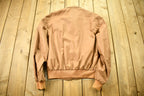 Vintage 1990s Members Only Brown Windbreaker Jacket