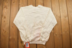 Vintage 1990s Tulltex White Crewneck Sweatshirt  90s Crewneck  Made In USA  Streetwear