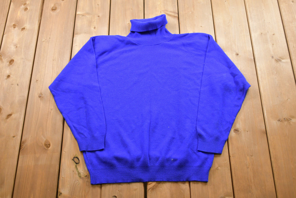 Vintage Knitted Turtleneck Sweater