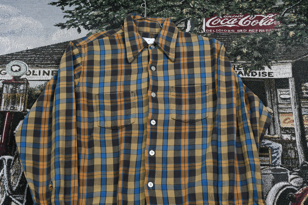 Vintage 1990s Golden Key Collection Plaid Shirt