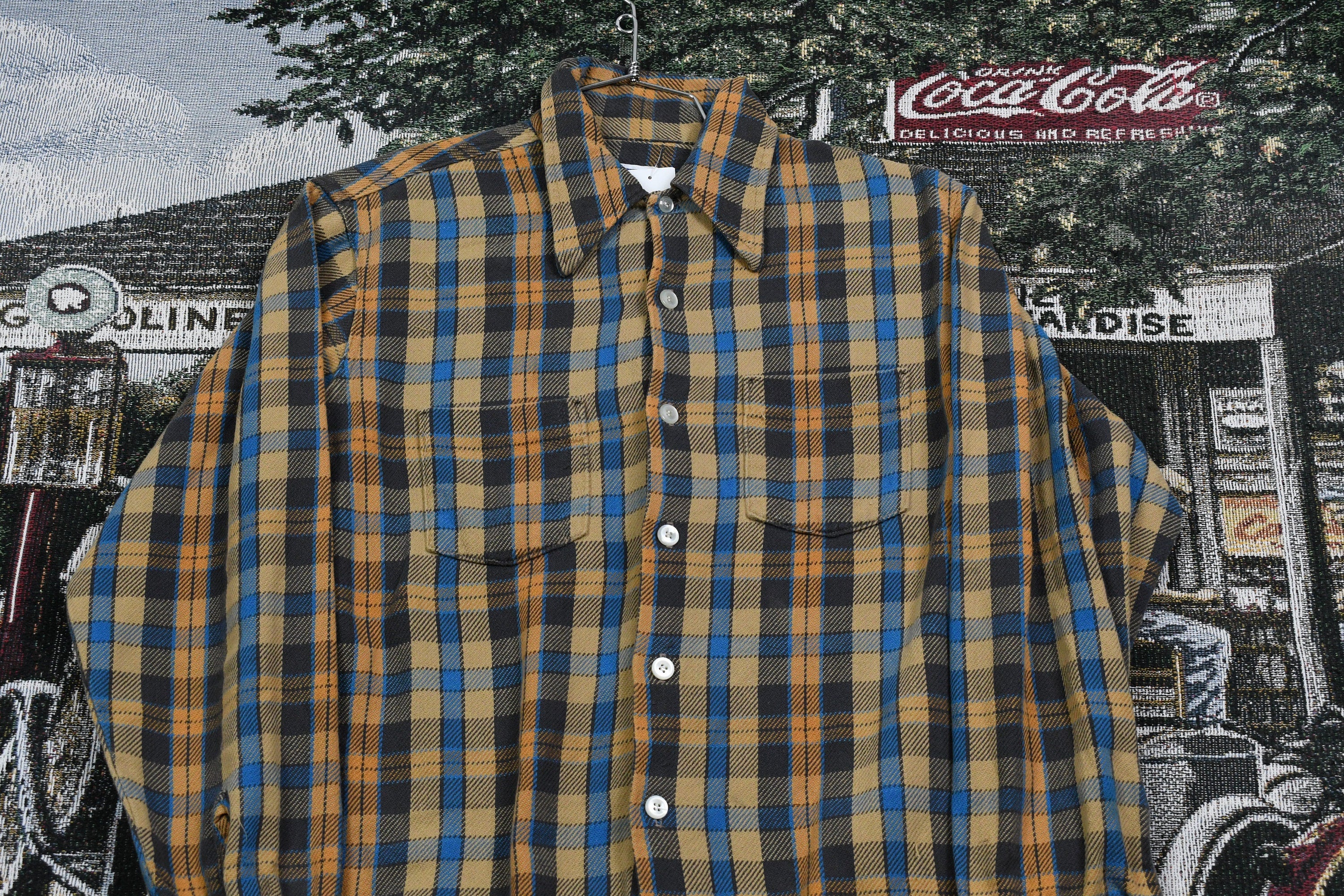 Vintage 1990s Golden Key Collection Plaid Shirt