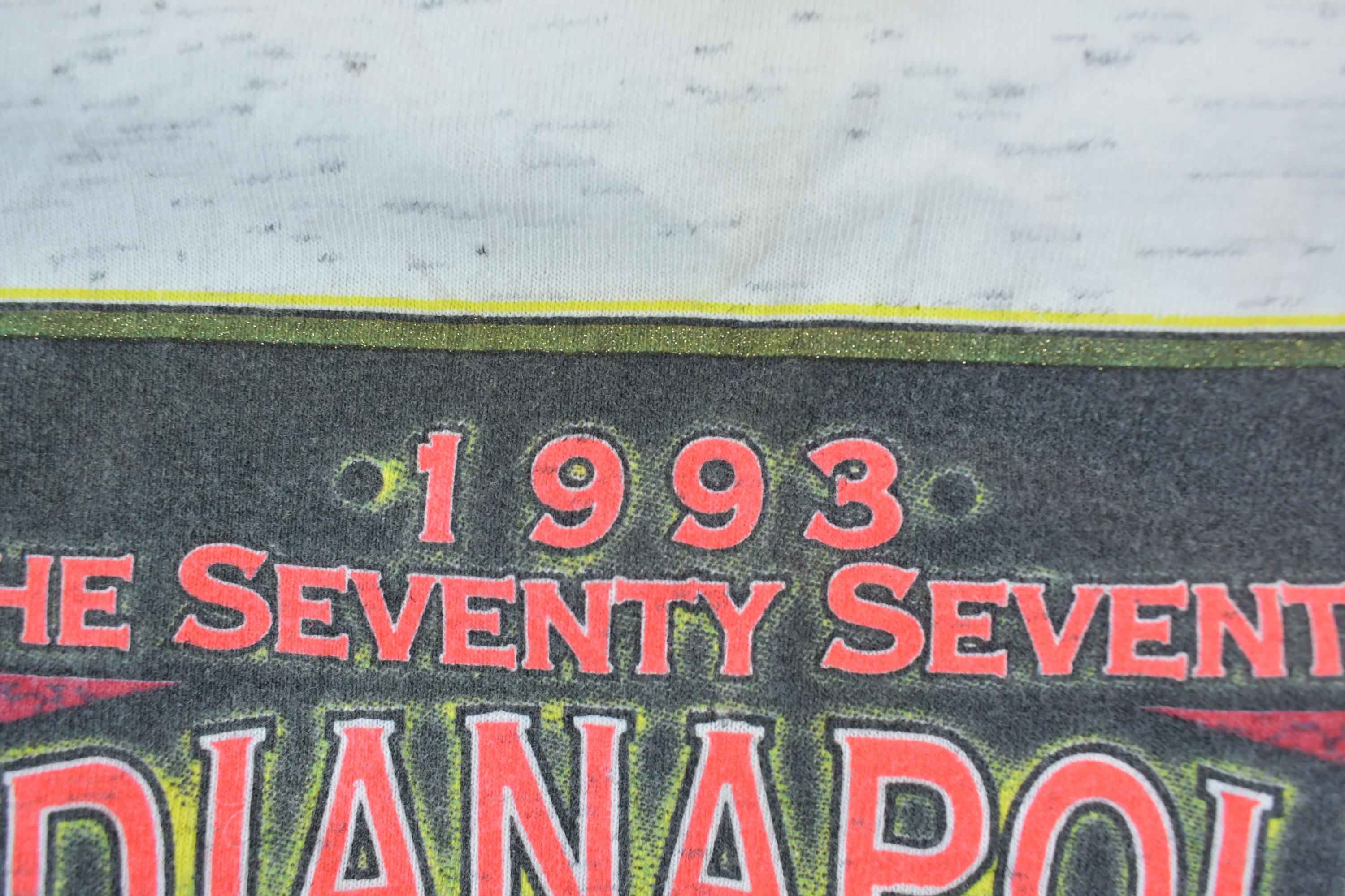 Vintage 1993 Indianapolis 500 Starting Field Racing T-Shirt