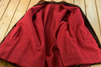 Vintage 1960s Mouton Fur Coat Wool Lining Adult L