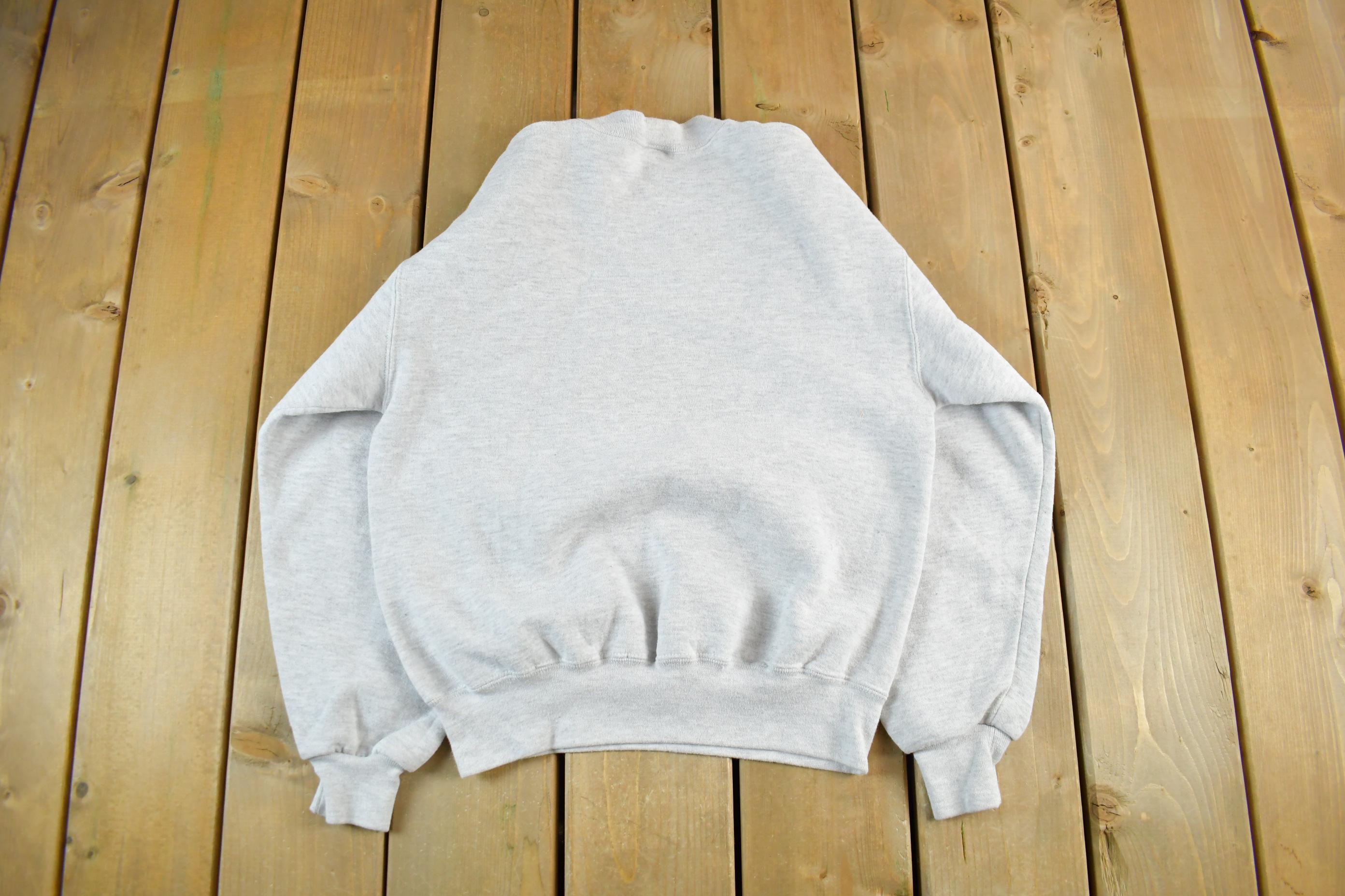 Vintage 1990s Floor Expressions Workwear Crewneck Sweatshirt Men's Small