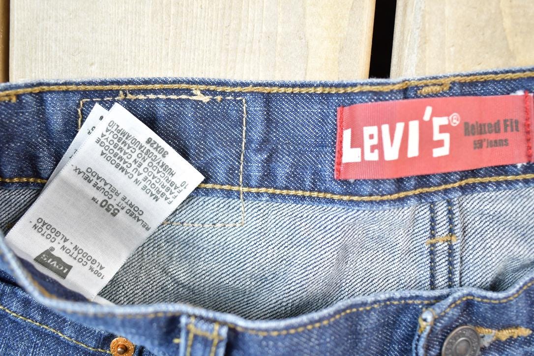 Vintage Youth Y2K Levi Strauss Red Tab 550 Denim Jeans Size 30 x 26