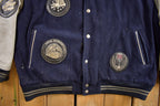 Vintage Y2K Avirex Reversible Leather Varsity Jacket