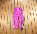 Vintage 1990s Pink Nylon Track Pants Size L