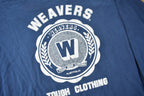 Vintage 1990s Weaver Tough Clothing Long Sleeve Graphic T Shirt Made In USA