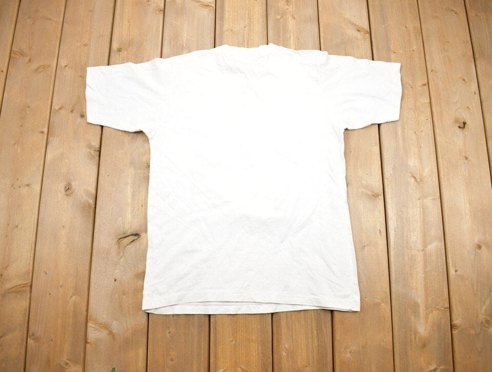 Vintage 1990s Northern Reflections Flowers For Sale Drawing Graphic T-Shirt