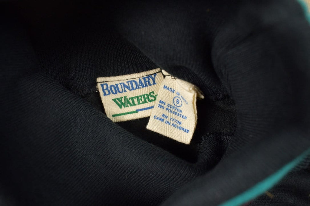 Vintage 1990s Boundary Waters Blank Turtleneck Sweatshirt