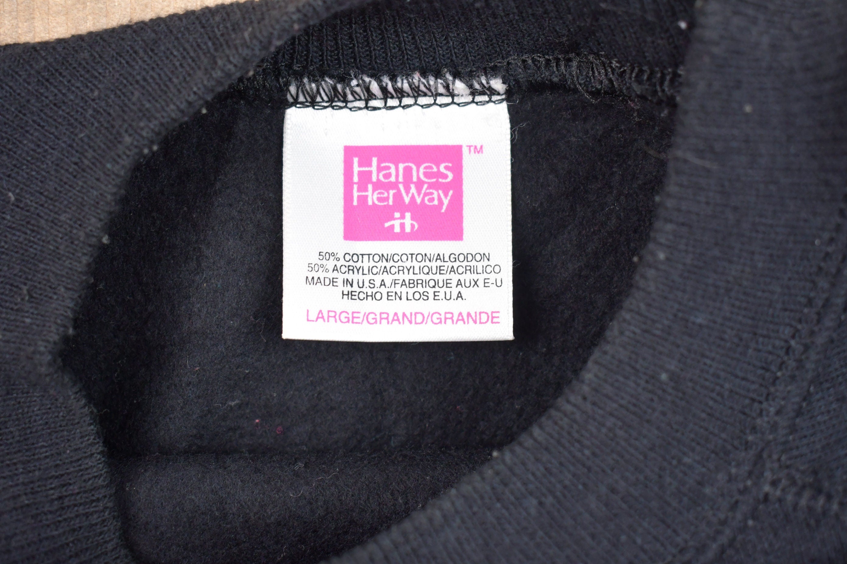 Vintage 1980s Hanes Raglan Floral Crewneck Sweatshirt