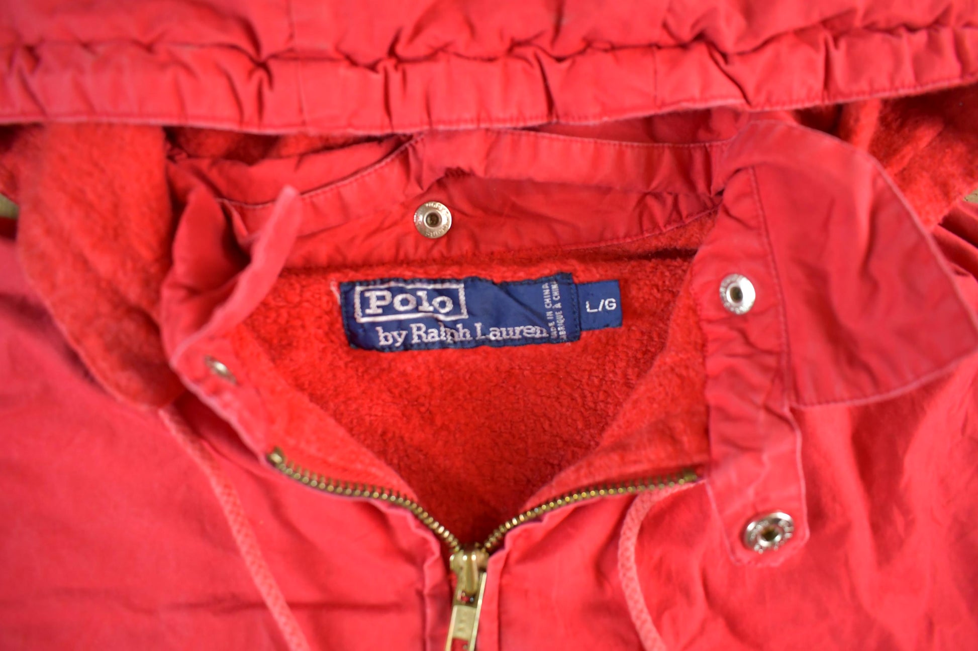 Vintage 90s Polo Ralph Lauren Hooded Jacket - Men's Medium