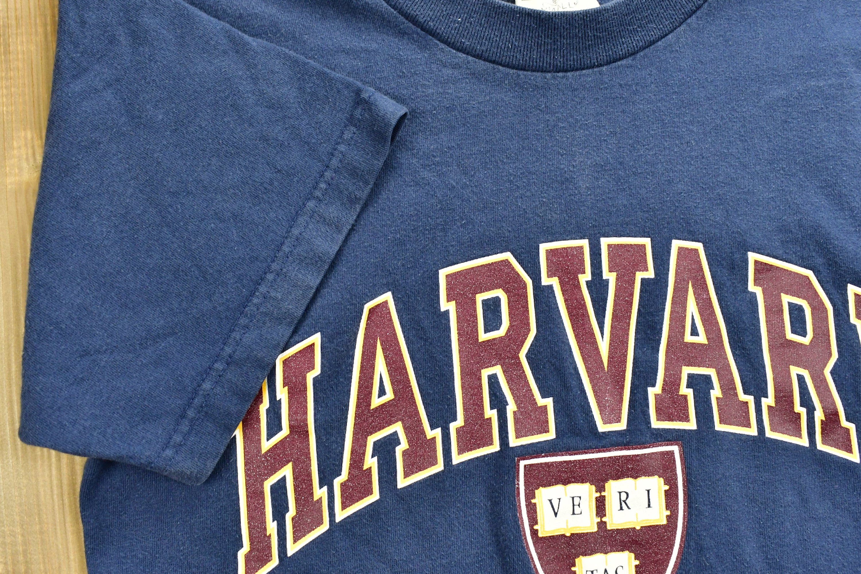 Vintage 1990s University of Harvard Collegiate T-Shirt  NCAA Tee  Americana  Sportswear  Athleisure  Made In USA  The Cotton Exchange