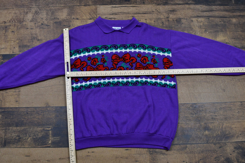 Vintage 1990s Lauren Brooke Collared Crewneck