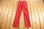 Vintage Chemin De Fer Red Jeans
