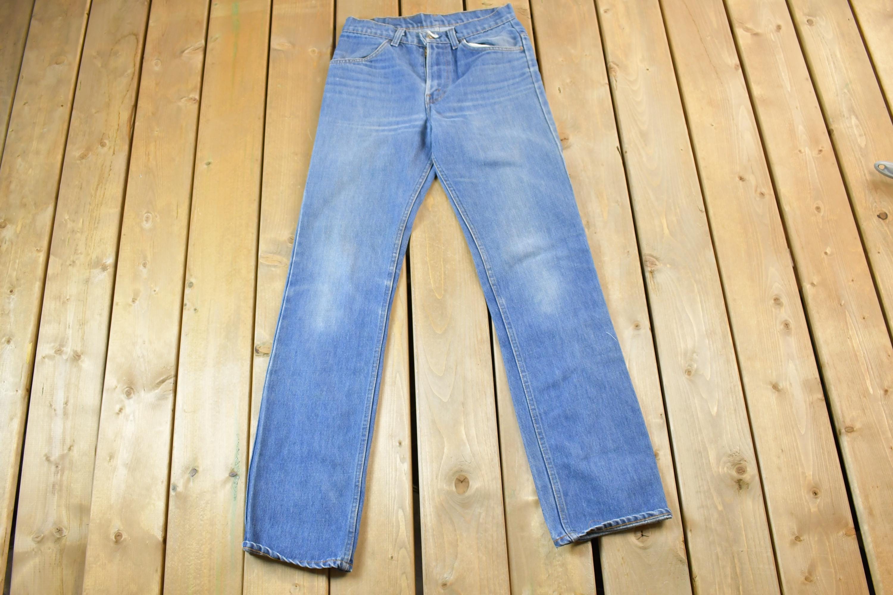 Vintage 1990s Levis Denim Jeans Orange Tab Size Size 31 x 34