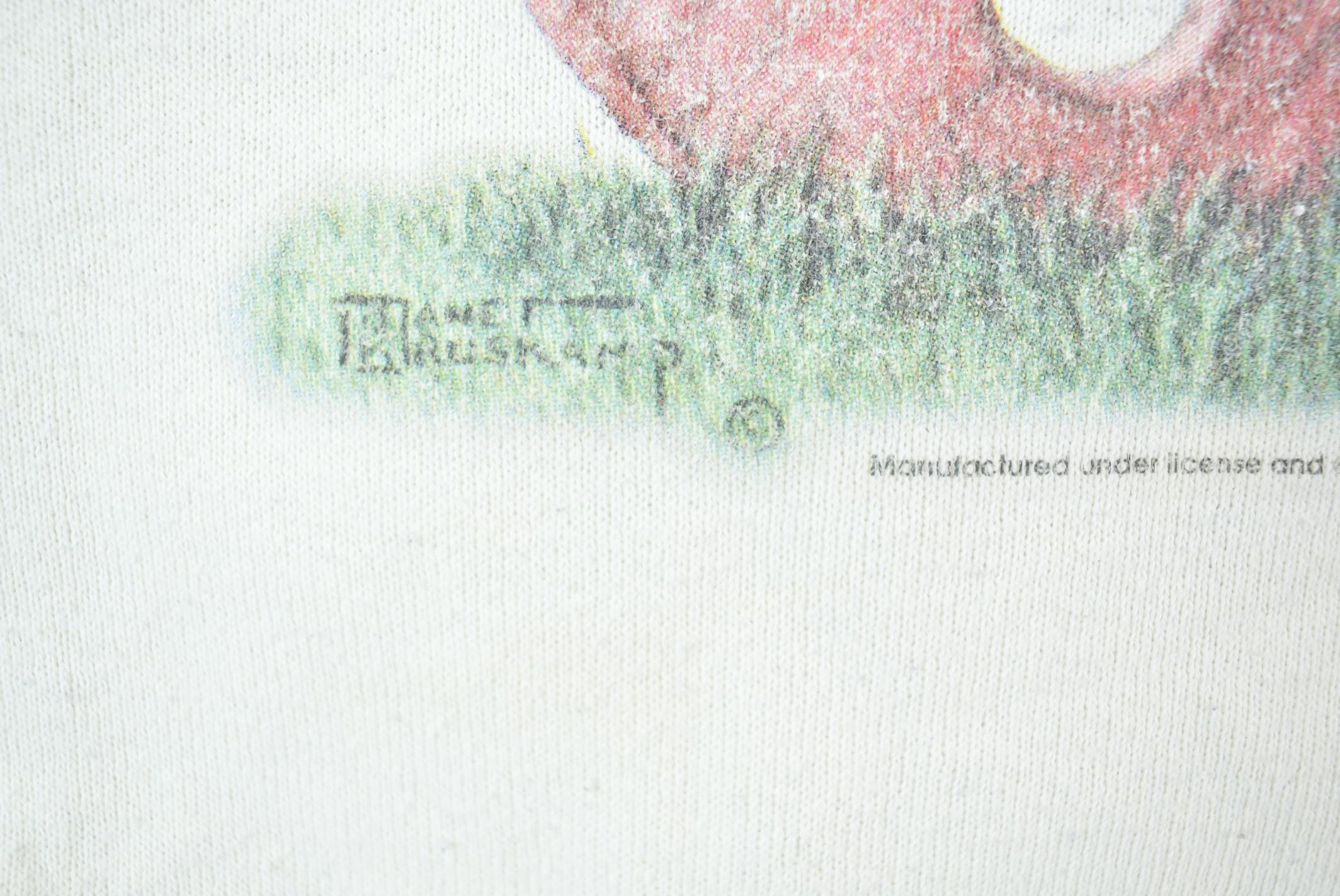 Vintage 1995 Impulse Wear Teddy Bear Picnic Cute Crewneck Sweater