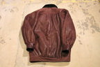 Vintage 1980s Wolff Of Canada Shearling Leather Coat