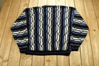 Vintage 1990's 3D Cable Knit Sweater