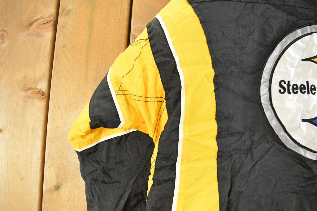 Vintage 1990s Pittsburgh Steelers Starter NFL Anorak Jacket Men's Medium