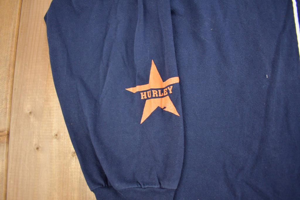 Vintage 1990s Hurley Long Sleeve Graphic T Shirt