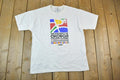 Vintage 2001 Okoboji Cycling Classic Souvenir Single Stitch Graphic Print T-Shirt